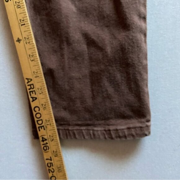 Wilfred Free Aritzia brown high rise denim jeans Sz 10 - Picture 9 of 12